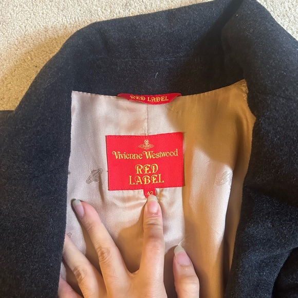 Vivienne Westwood Long Grey Coat - Picture 5 of 6